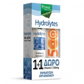 POWER HEALTH HYDROLYTES 20EFF TABS & VITAMIN C 500