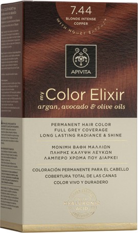 APIVITA MY COLOR ELIXIR ΒΑΦΗ ΜΑΛΛΙΩΝ 7.44 ΞΑΝΘΟ ΕΝ