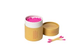 Boobam Boobamswabs Pink Μπατονέτες Ροζ 100 Τεμάχια