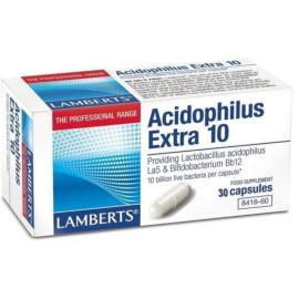 LAMBERTS ACIDOPHILUS EXTRA 10 30CAPS