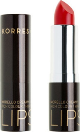 KORRES MORELLO CREAMY LIPSTICK Νo54 CLASSIC RED 3,