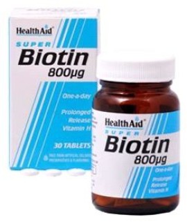 HEALTH AID BIOTIN 800ug TABLETS 30s