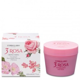 L Erbolario 3 Rosa Body Cream Κρέμα Σώματος 200ml