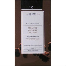 KORRES ARGAN OIL 1.0 ΜΟΝΙΜΗ ΒΑΦΗ ΜΑΥΡΟ 50ML