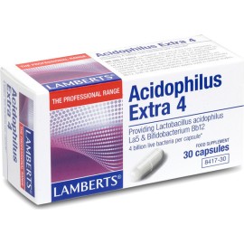 Lamberts Acidophilus Extra 4 30 κάψουλες