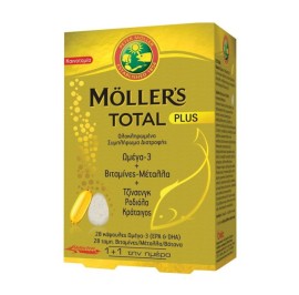 MOLLERS TOTAL PLUS ΣΥΜΠΛΗΡΩΜΑ ΔΙΑΤΡΟΦΗΣ 28CAPS & 2