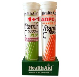 HEALTH AID VITAMIN C 1000MG PLUS ECHINACEA & ΔΩΡΟ