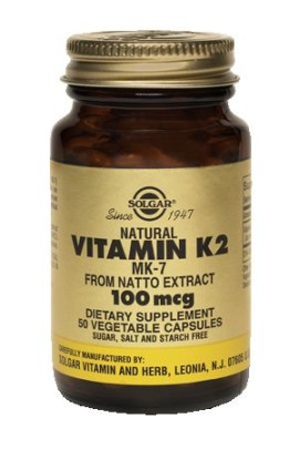 SOLGAR VITAMIN K2 100MCG VEG.CAPS 50S