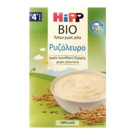 Hipp Bio Κρέμα Ρυζάλευρο Χωρίς Γάλα 200gr