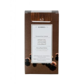 KORRES ARGAN OIL 6.3 ΜΟΝΙΜΗ ΒΑΦΗ ΞΑΝΘΟ ΣΚΟΥΡΟ/ΧΡΥΣ