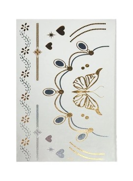 Snails Jewelry Tattoos Metallic Τατουάζ Κόσμημα γι