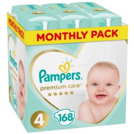 Pampers Premium Care Monthly Box No4 Πάνες Με Αυτο