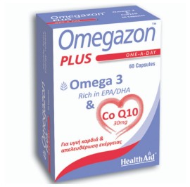 HEALTH AID OMEGAZON PLUS OMEGA-3 & COQ10 60CAPS