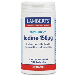 Lamberts Iodine 150mg Συμπλήρωμα Διατροφής Ιωδίου
