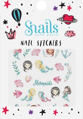 Snails Stickers Candy Mermaids Αυτοκόλλητα Νυχιών