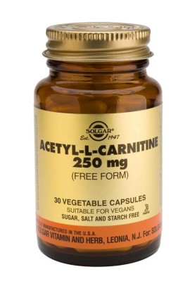 SOLGAR ACETYL L-CARNITINE 250MG VEG.30S