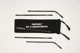 Boobam Boobamstraw Metal Black Μεταλικά Καλαμάκια