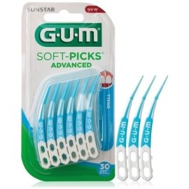 Gum 649 Soft Picks Advanced Small 30 Τεμάχια