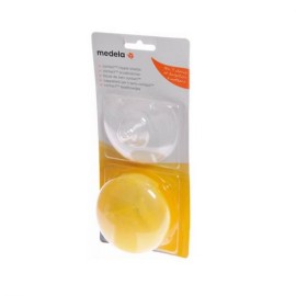 MEDELA ΨΕΥΔΟΘΗΛΕΣ ΣΙΛΙΚΟΝΗΣ ΜΕ ΘΗΚΗ LARGE (2 ΤΕΜΑΧ