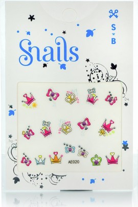 Snails Stickers Perfect Princess Αυτοκόλλητα Νυχιώ