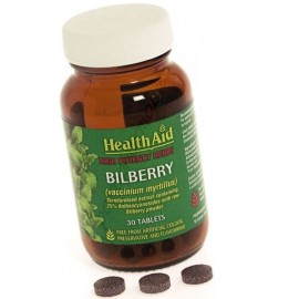 HEALTH AID BILBERRY BERRY EXTRACT TABLETS 30S