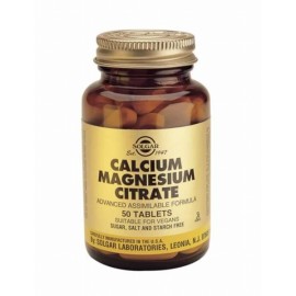 SOLGAR CALCIUM MAGNESIUM CITRATE 50TAB