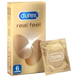 Durex Real Feel Προφυλακτικά 6 Τεμάχια
