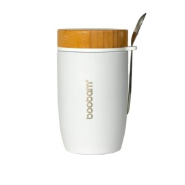 Boobam Boobamfood White Θερμός Λευκό 500ml