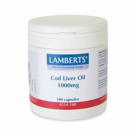 LAMBERTS COD LIVER OIL 1000MG 180CAPS
