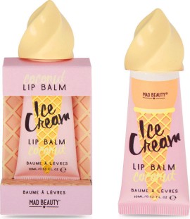 Mad Beauty Ice Cream Lip Balm Coconut Ενυδατικό Χε