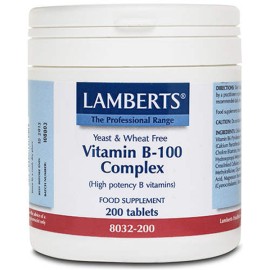 Lamberts Vitamin B-100 Complex 200 ταμπλέτες