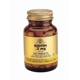 SOLGAR BIOTIN 300MCG 100TAB