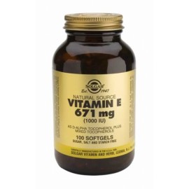 SOLGAR VITAMIN E 1000 IU SOFTGELS 100CAP