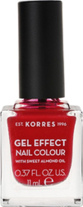 KORRES GEL EFFECT NAIL COLOUR ROSY RED No 51 11ML