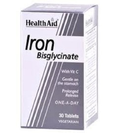 HEALTH AID IRON BISGLYCINATE (IRON WITH VITAMIN C)