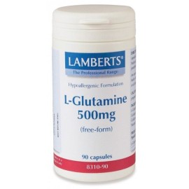 LAMBERTS L-GLUTAMINE 500MG 90CAPS