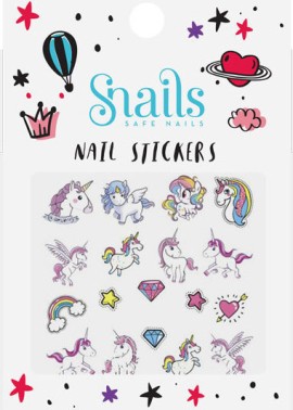 Snails Stickers Unicorn Αυτοκόλλητα Νυχιών για Παι