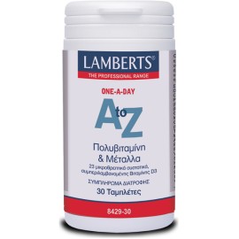 Lamberts A to Z Multivitamins 30 Tabs
