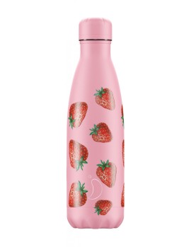 Chillys Icons Strawberry Μπουκάλι Θερμός 500ml