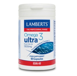 LAMBERTS OMEGA 3 ULTRA PURE FISH OIL 1300MG 60CAPS