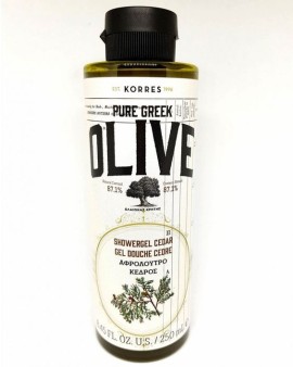 KORRES PURE GREEK OLIVE SHOWER GEL CEDAR ΑΦΡΟΛΟΥΤΡ