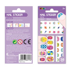 Avenir Nail Sticker Flower Glitter Αυτοκόλλητα Sti
