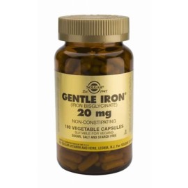 SOLGAR GENTLE IRON 20MG 180VCAP