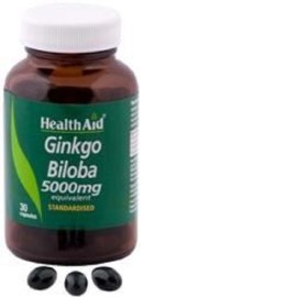 HEALTH AID GINKGO BILOBA GB 5000 ROOT EXTRACT CAPS