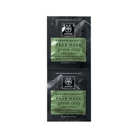 Apivita Express Beauty Green Clay Μάσκα Βαθύ Καθαρ