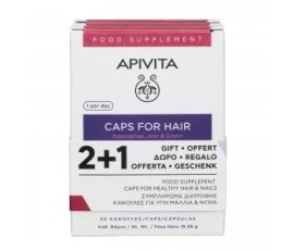 Apivita For Hair Hippophae, Zinc & Biotin Κάψουλες