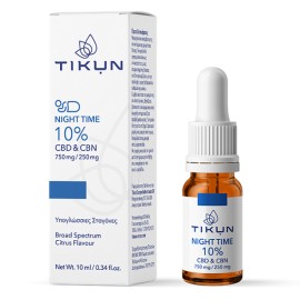Tikun Night Time CBD 750mg & CBN 250mg Citrus Έλαι