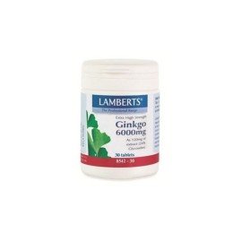 LAMBERTS GINKGO BILOBA EXTRACT 6000MG 30TABS