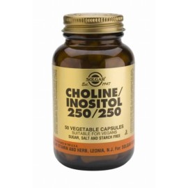 SOLGAR CHOLINE-INOSITOL 250/250MG 50VCAP