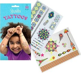 Snails Tattoos Neon Τατουαζ για Παιδιά
